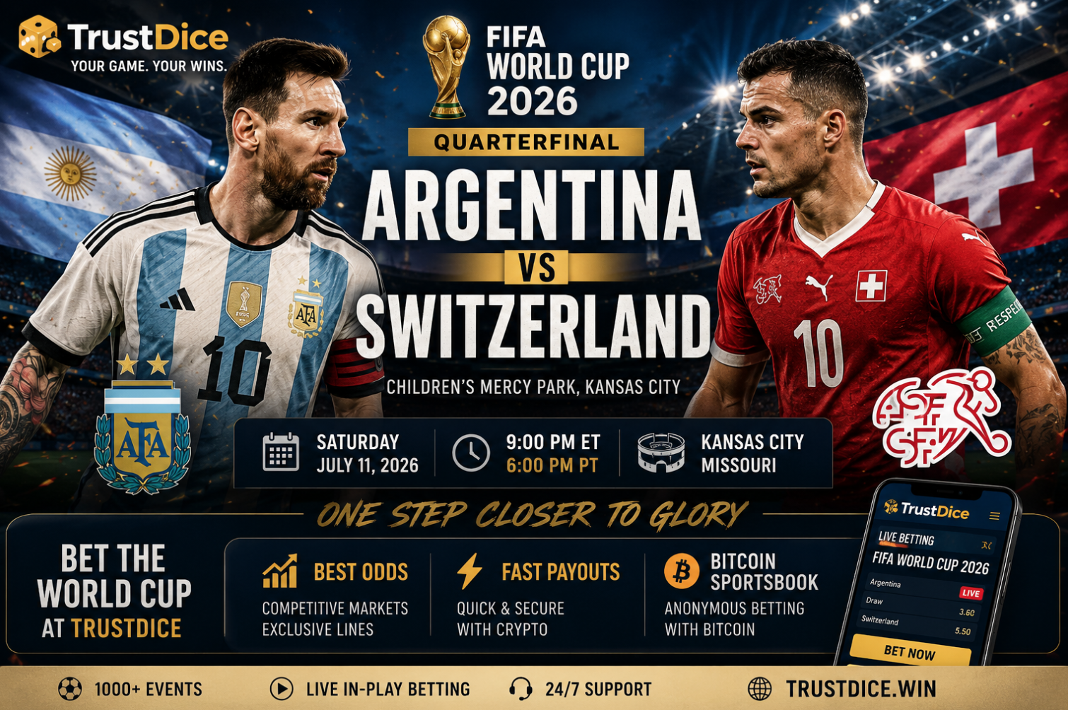 Argentina vs Switzerland Prediction, Odds & Quarterfinal Preview | fifa world cup 2026